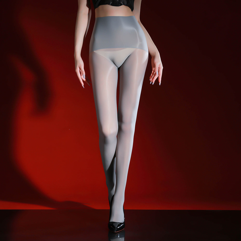 Night Feast Oversized 360° Seamless High Waist Abstinent Glossy Sheer Stockings
